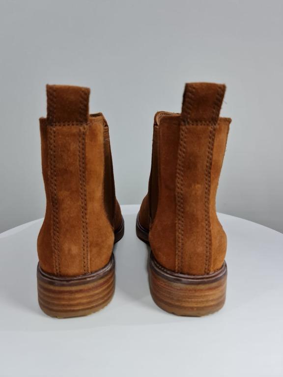 Dark tan suede on sale boots