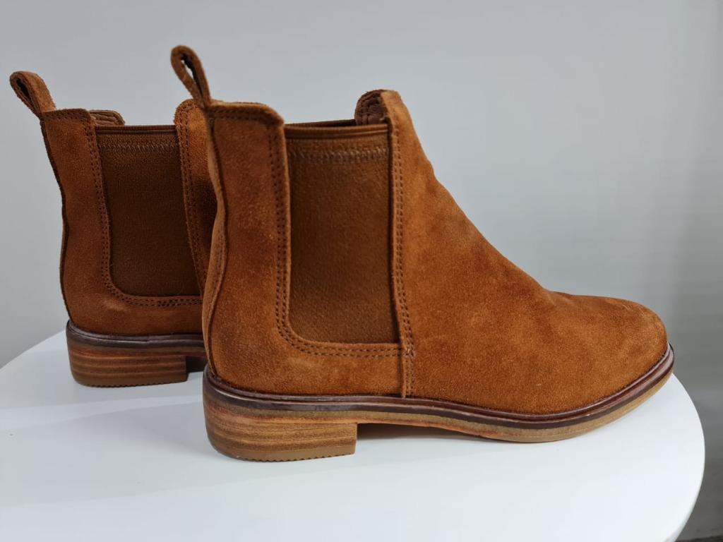 Clarks Clarkdale Arlo Dark Tan Suede Ladies Boot Women s Fashion