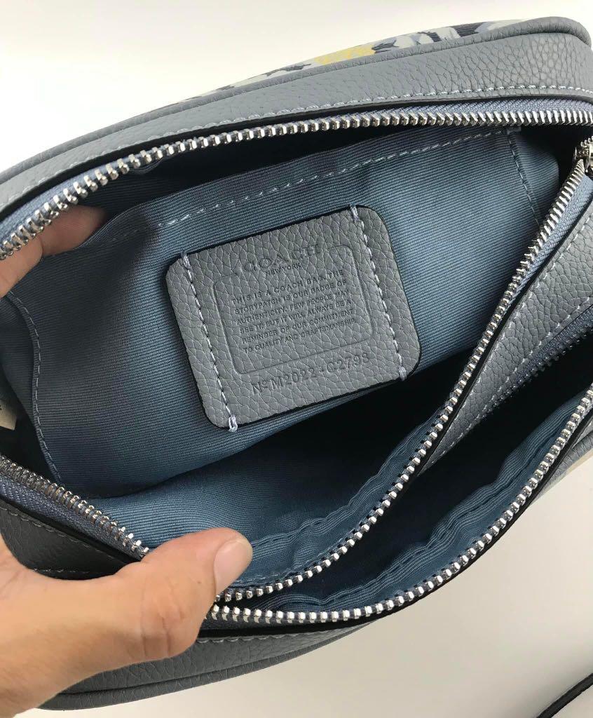 Coach Jes Crossbody in Signature Canvas w/ Flower Print, Women's