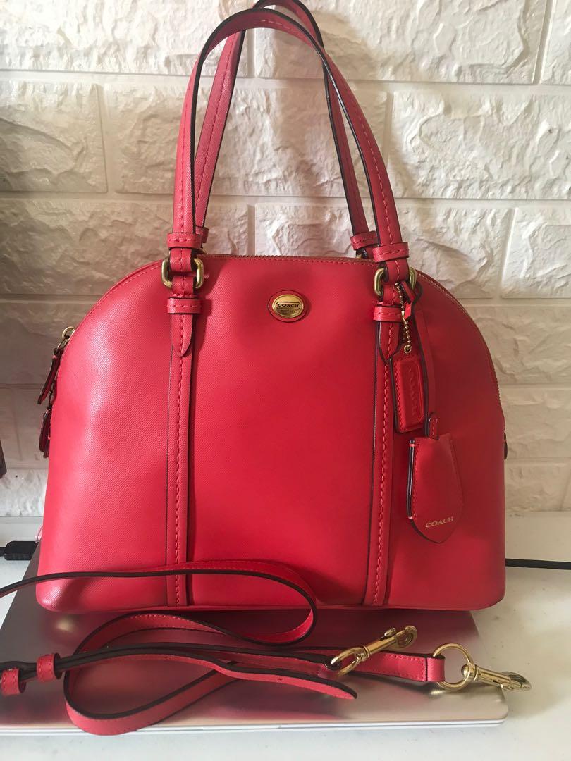 Coach peyton cora clearance domed satchel