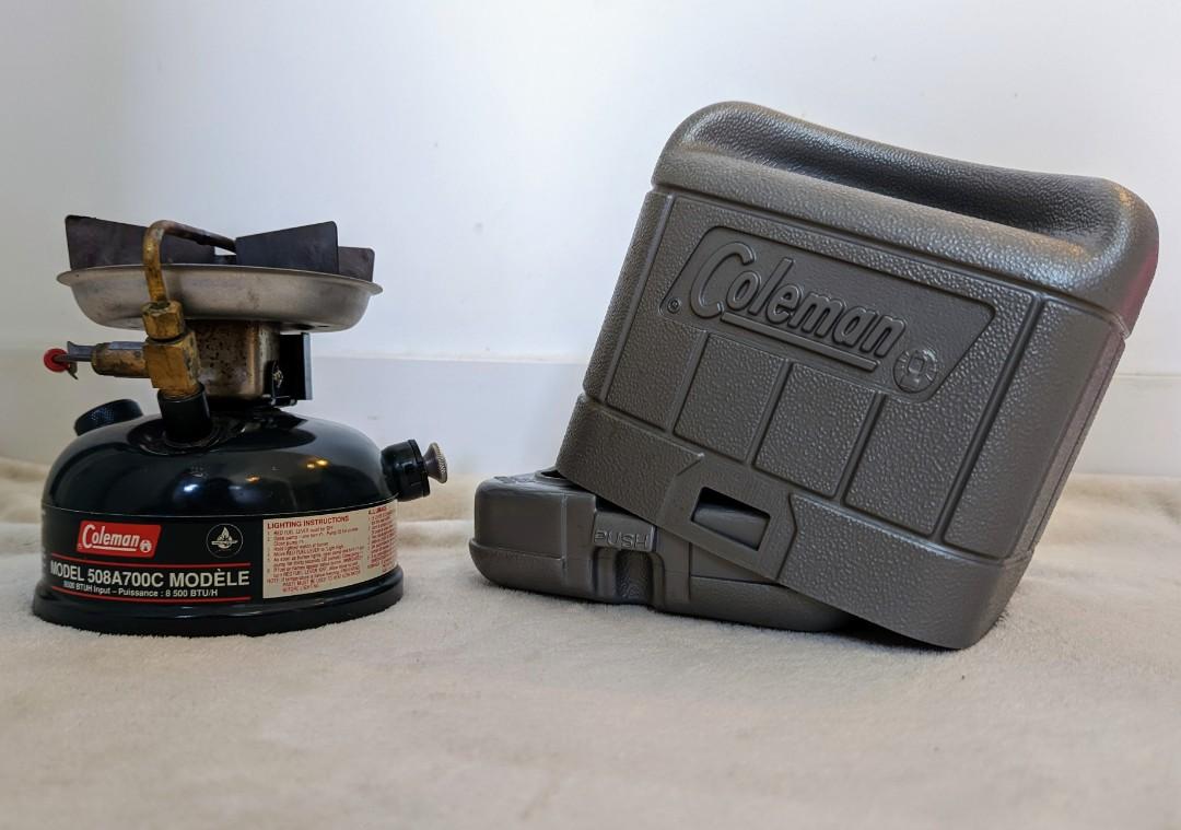 Coleman 508A 氣化爐連盒, 運動產品, 行山及露營- Carousell