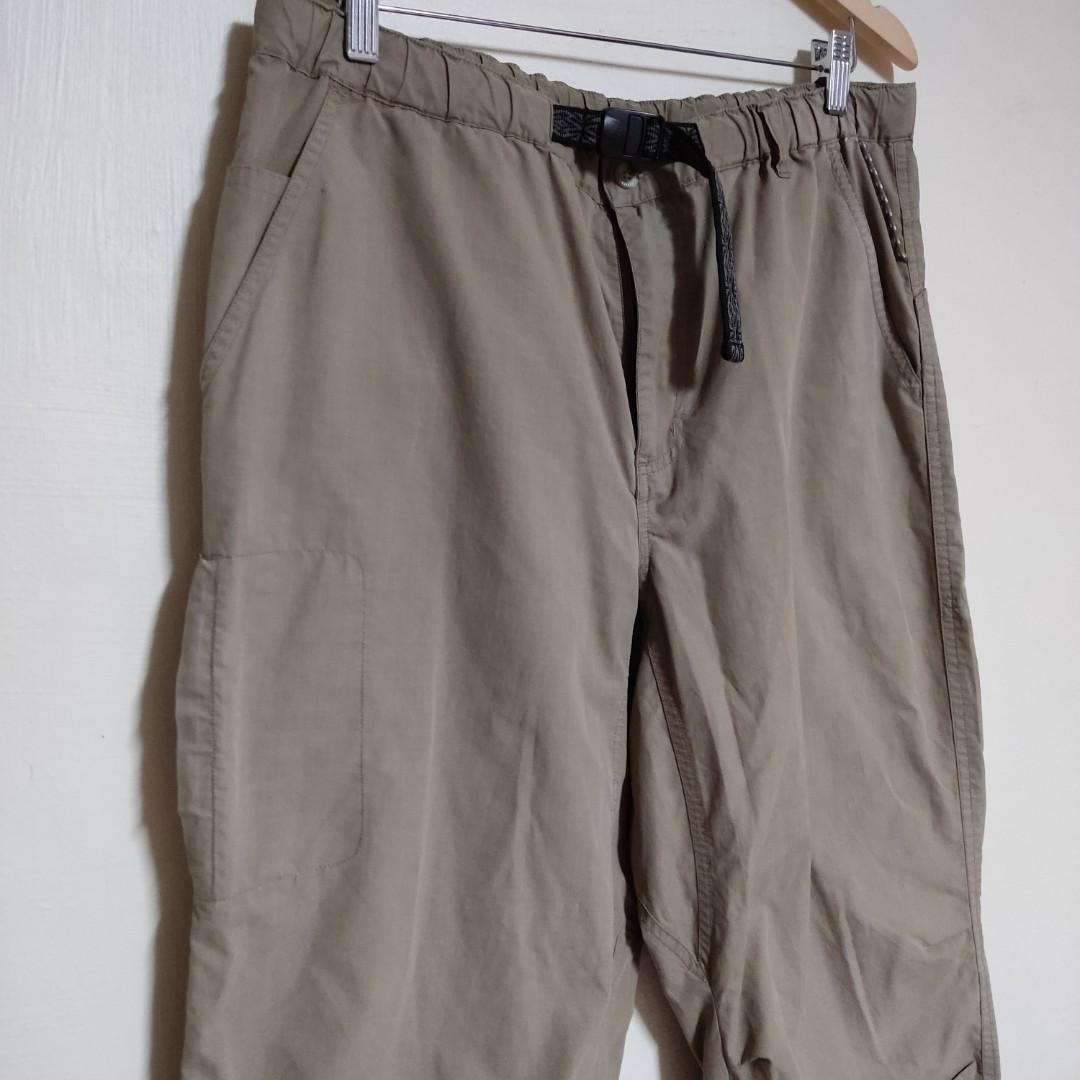 Columbia khaki nylon jogging pants (Category: Joggers) located in Cauayan City . Submitted by thriftdeluxe3305 (Listing ID 1155008774, Image 2). Description: Columbia khaki nylon jogging pants Waistline: 30-34 (adjustable) Length: 42 Opening: 8.5 (adjustable) Size Large (Men's) on tag Color Rate: 9/10 Condition: 9/10 (small scratch) BEFORE: 1080PHP NOW: 800PHP Plus shipping fee.
