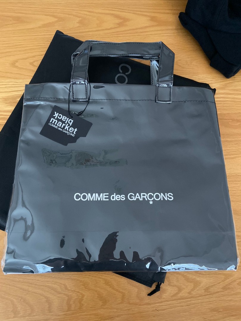 comme des garcons black market tote bag