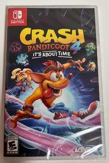 Crash Bandicoot 4 It's About Time Nintendo Switch Sealed Brand New