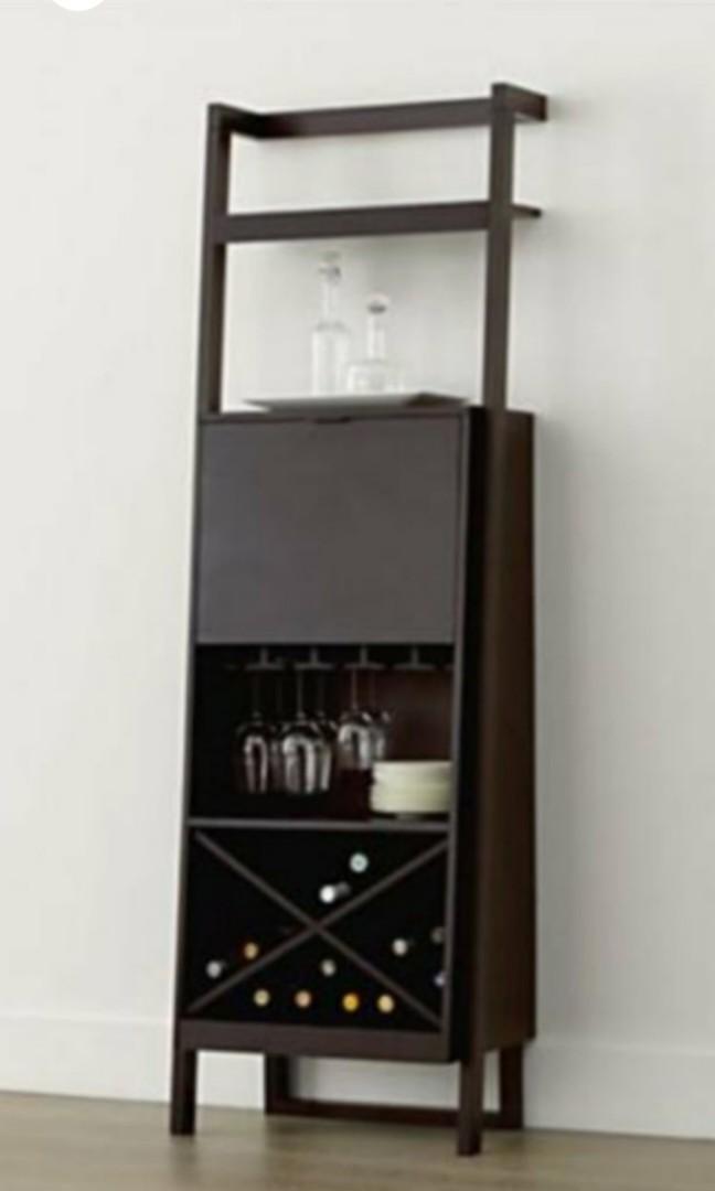 Sale Crate and Barrel wine cupboard TV Home Appliances Kitchen Appliances Wine Cellar Storage on Carousell