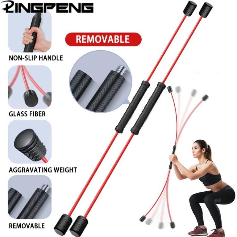 Detachable Flexi bar Elastic Rod Fitnes, Sports Equipment, Other Sports