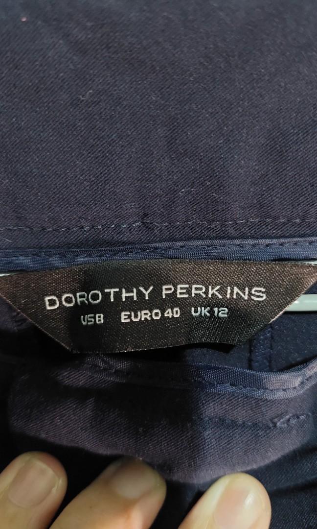 Dorothy Perkins Navy Trousers, Fesyen 