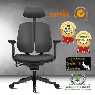 DUOREST WN 92A-BLK Ergonomic Office Chair-10 years warranty