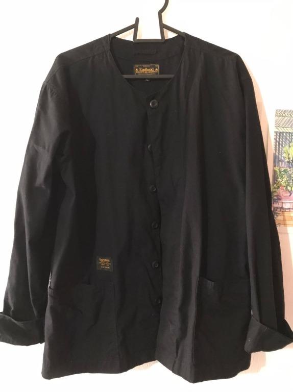 Easthood Round Collar Jacket (Category: Coats, Jackets and Outerwear) located in Ipoh. Submitted by afiflatif (Listing ID 1154977708, Image 1). Description: Brand Easthood Made In Indonesia Condition 9.7/10 Size L Black .