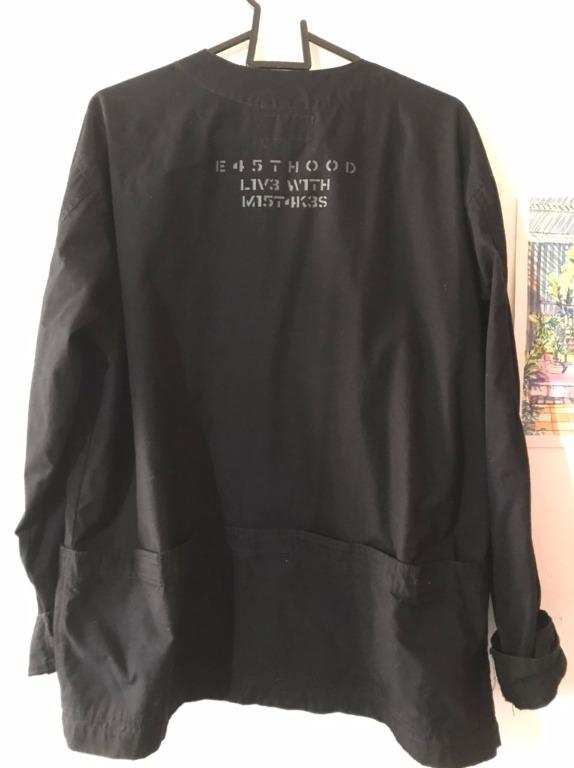 Easthood Round Collar Jacket (Category: Coats, Jackets and Outerwear) located in Ipoh. Submitted by afiflatif (Listing ID 1154977708, Image 2). Description: Brand Easthood Made In Indonesia Condition 9.7/10 Size L Black .