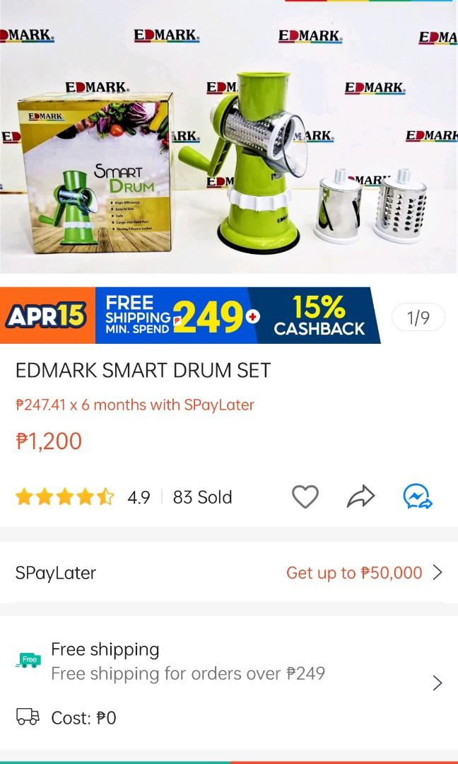 The Most Powerful Edmark Smart Drum Manual Machine For Vegetables sala
