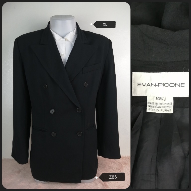 Evan-Picone Suit Blazer, Women's Fashion, Coats, Jackets and Outerwear on  Carousell