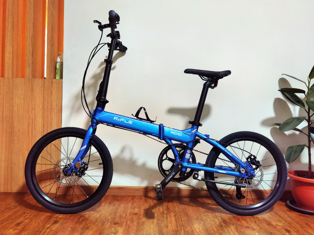 Folding bike Rifle RD10 bifold bicycle 9 speed LTWOO gearing