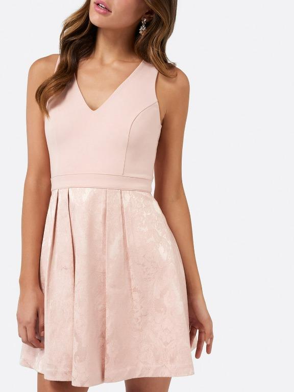 Forever New> 2in1 Jacquard Fit and Flare Dress, Women's Fashion, Dresses &  Sets, Dresses on Carousell