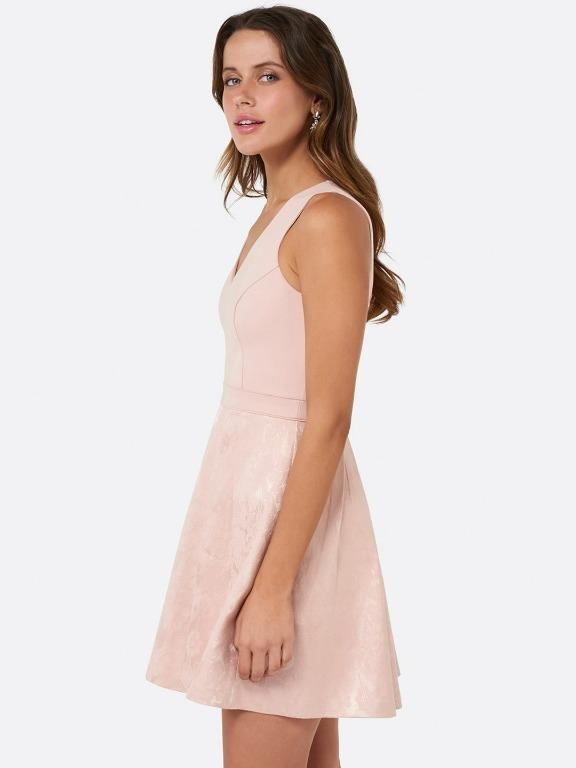 Forever New> 2in1 Jacquard Fit and Flare Dress, Women's Fashion, Dresses &  Sets, Dresses on Carousell