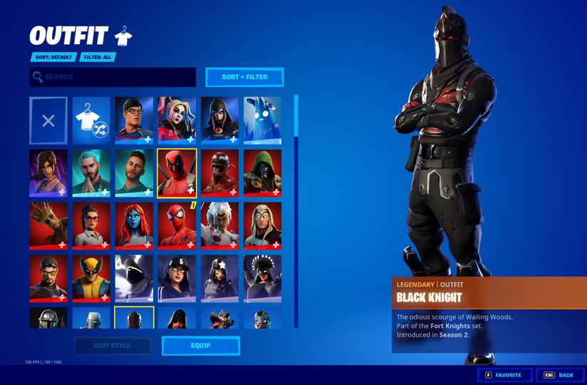 Fortnite Account Black Knight Pc Only, Video Gaming, Video Games