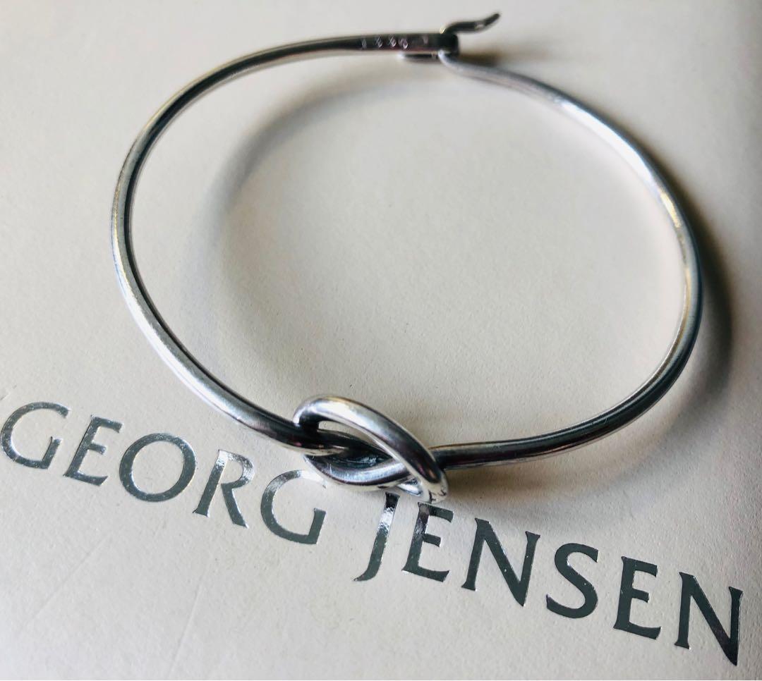 Georg Jensen lLove Knot Bangle Women s Fashion Jewelry Organisers Bracelets on Carousell