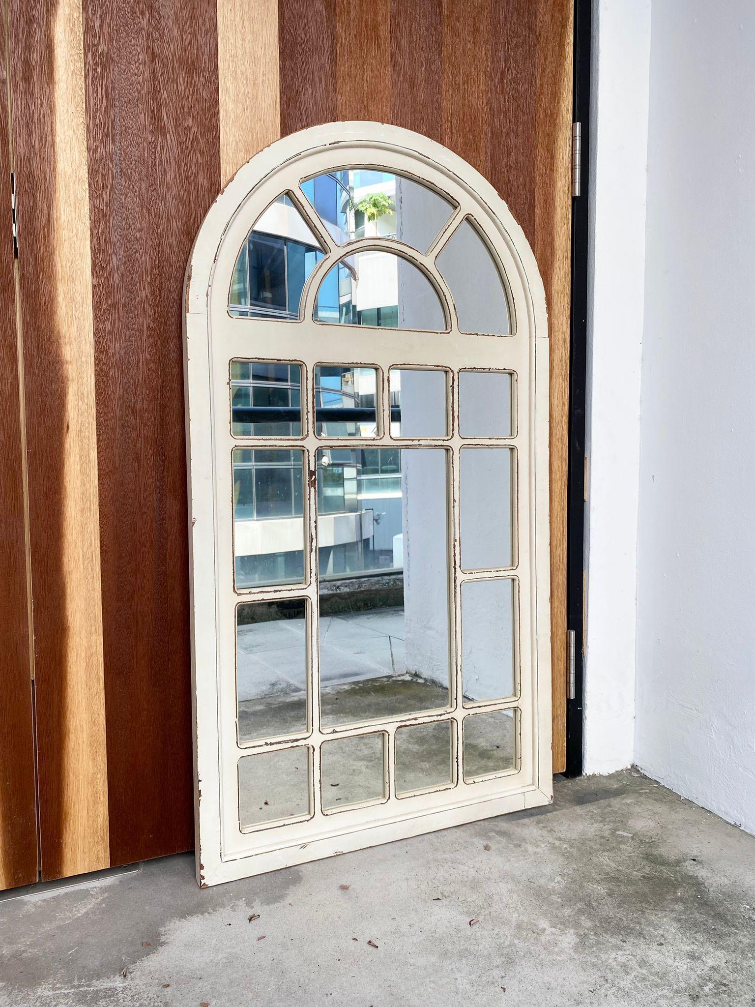 Gigantic size rustic French Window mirror, Furniture & Home Living