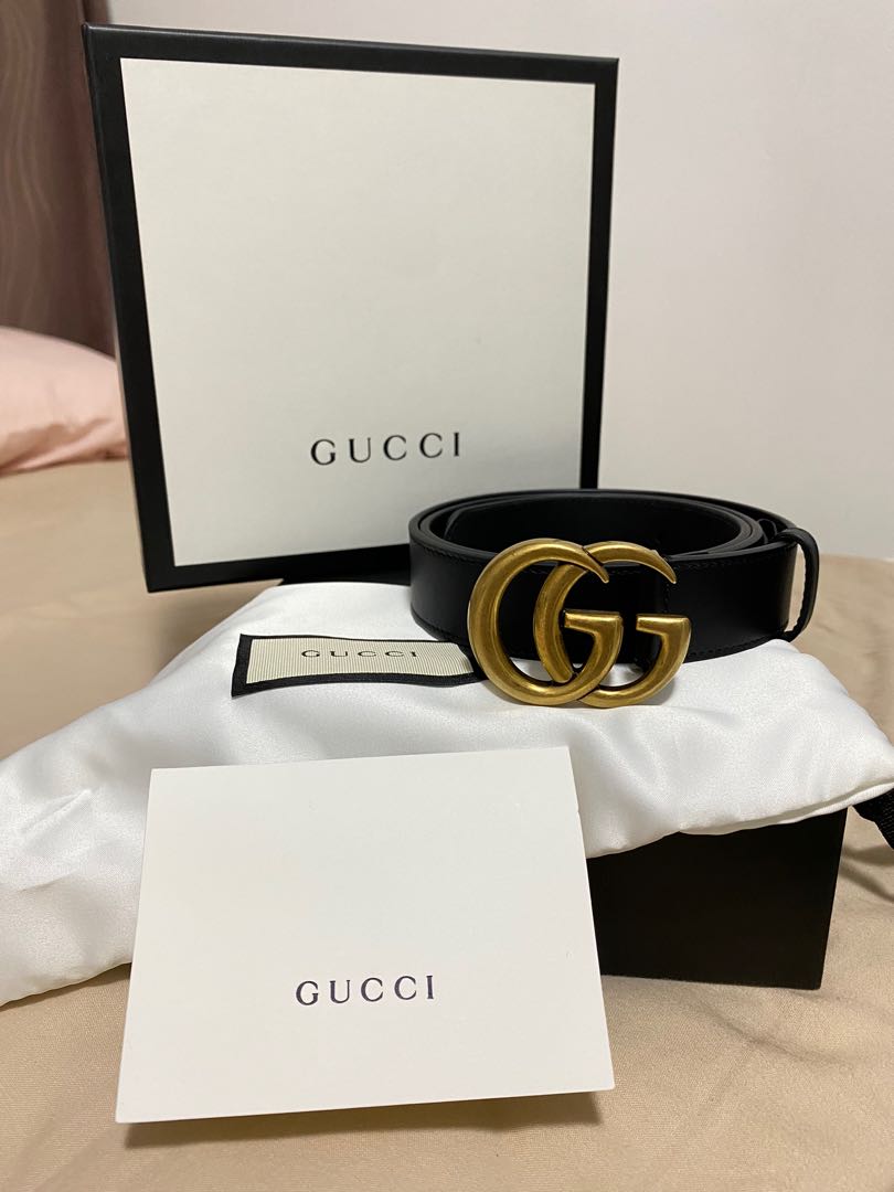 size 85 in gucci belt