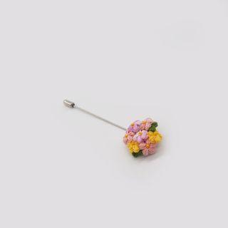 Handmade Crochet Blooming Flower Brooch