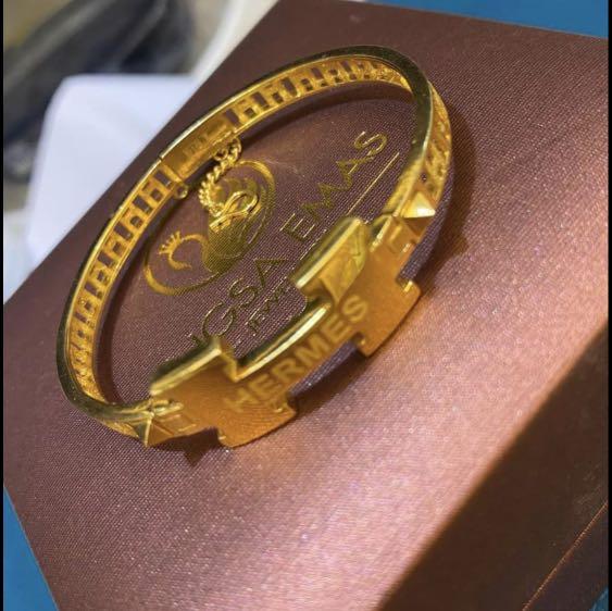 Bangle emas outlet hermes