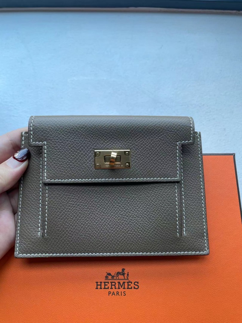 Hermes Kelly Pocket Compact Wallet, Women's Fashion, Bags & Wallets ...