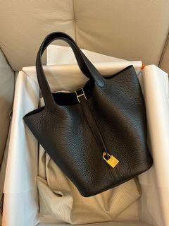 Hermes Picotin 22 Black ghw 黑色金扣