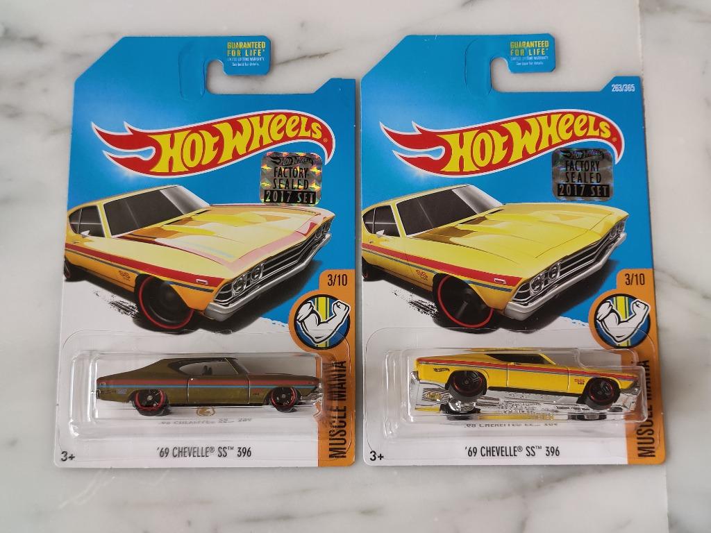 Hot wheels 69 chevelle ss 396 treasure hunt top