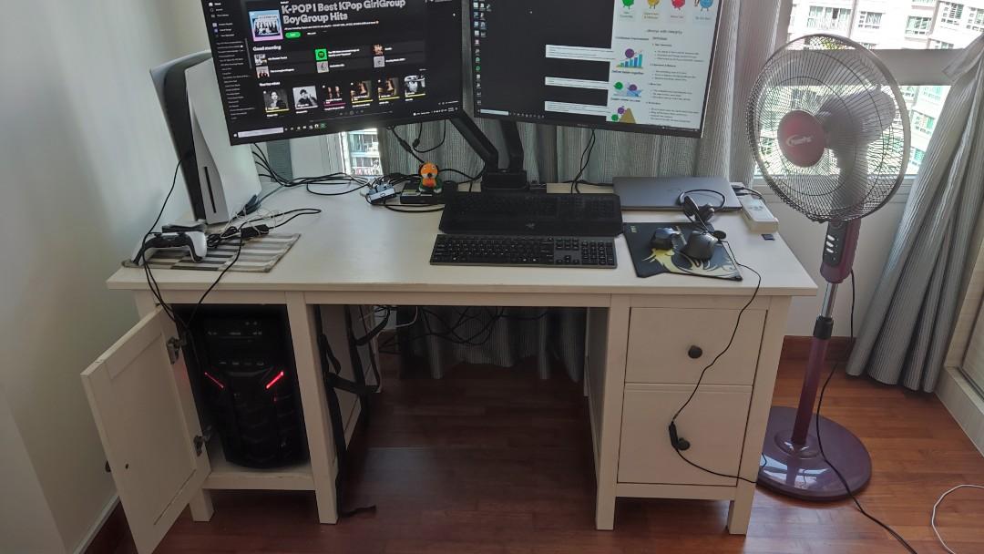 Ikea hemnes secretary desk for sale deals