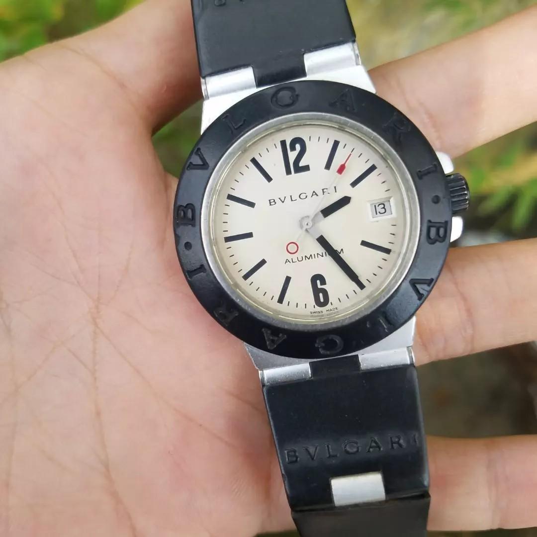 Jam Tangan Bvlgari Aluminium Automatic Original Fesyen Pria Jam