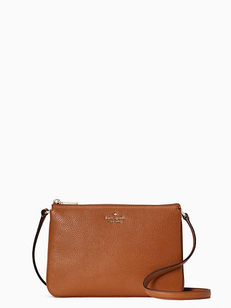 kate spade warm gingerbread crossbody