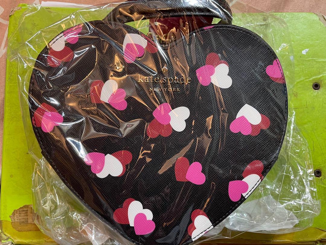 Kate Spade New York Love Shack Flutter Hearts Printed Heart Purse