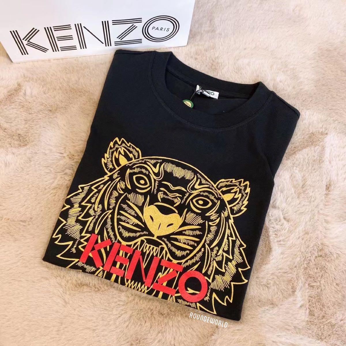 Kenzo, Tops, Kenzo Gold Black Tiger T Shirt