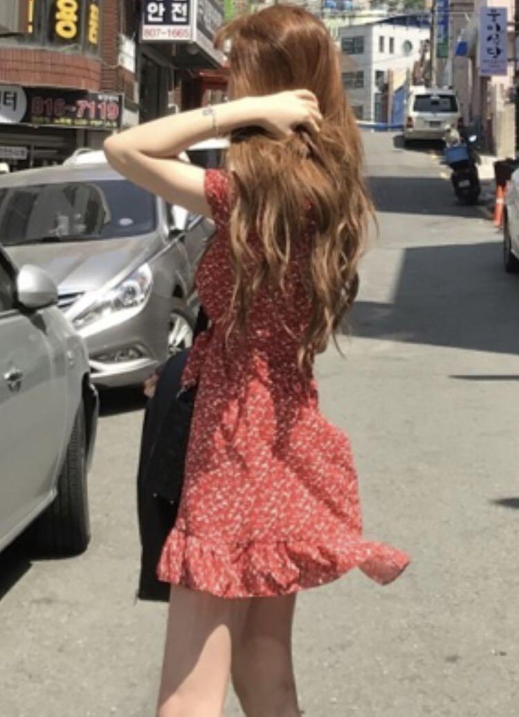 Red dress small shop