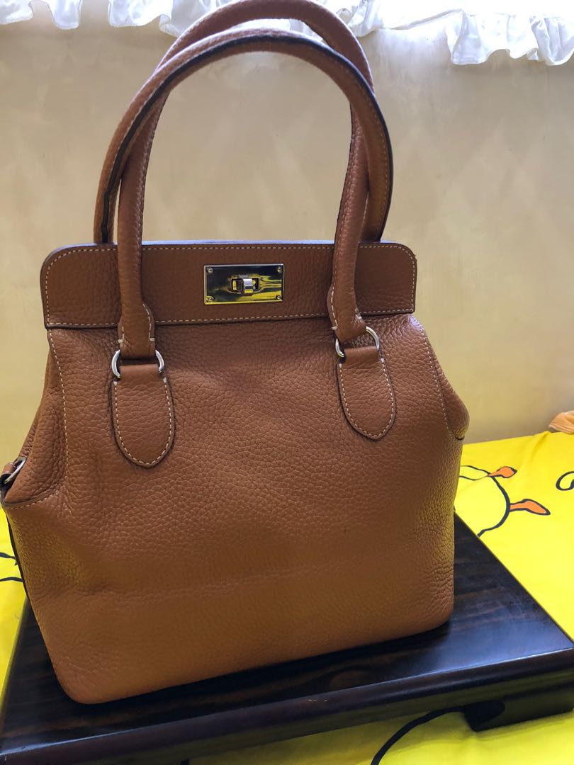 Leather bag naka H ziper, Women's Fashion, Bags & Wallets, Shoulder