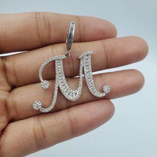 letter M pendant