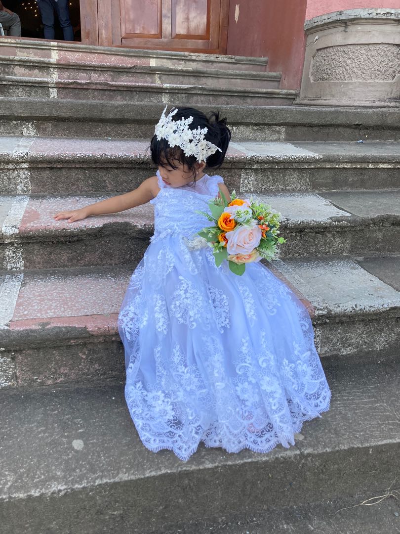 Little bride gown sales