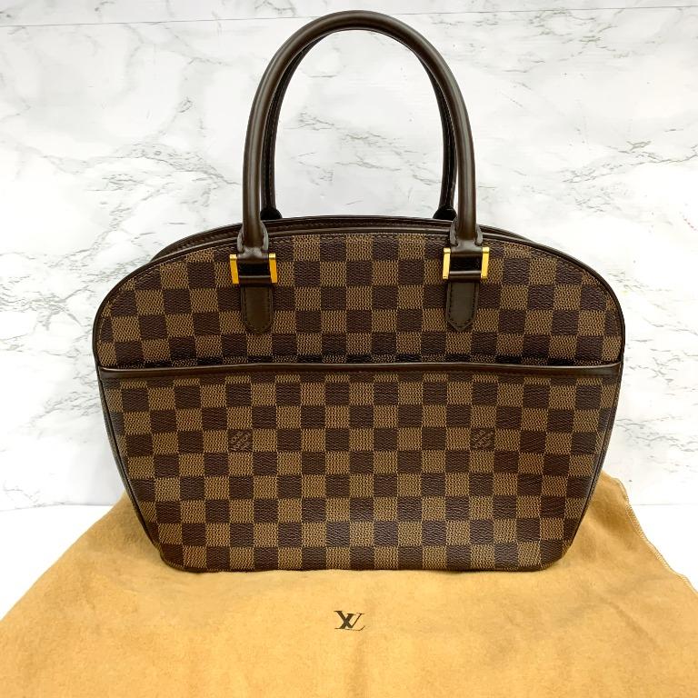 LOUIS VUITTON LOUIS VUITTON Sarria Horizontal Handbag N51282 Damier canvas  Brown Used Women LV N51282