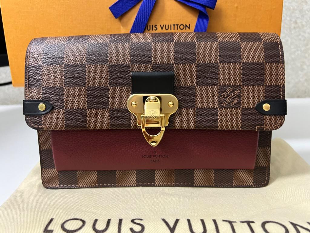 N60222 Louis Vuitton 2019 Vavin Chain Wallet-Bordeaux / Black