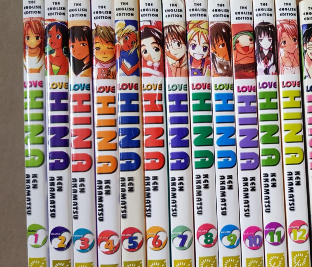 Complete set Manga Series: LOVE HINA, volumes 1-14: Akamatsu, Ken:  : Books