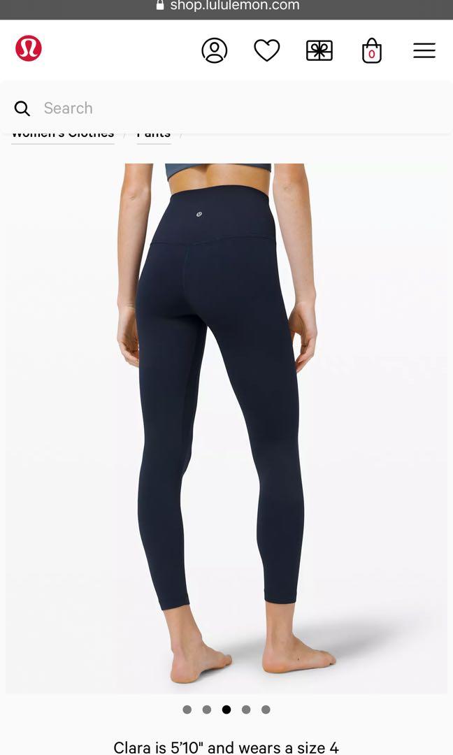 navy align leggings