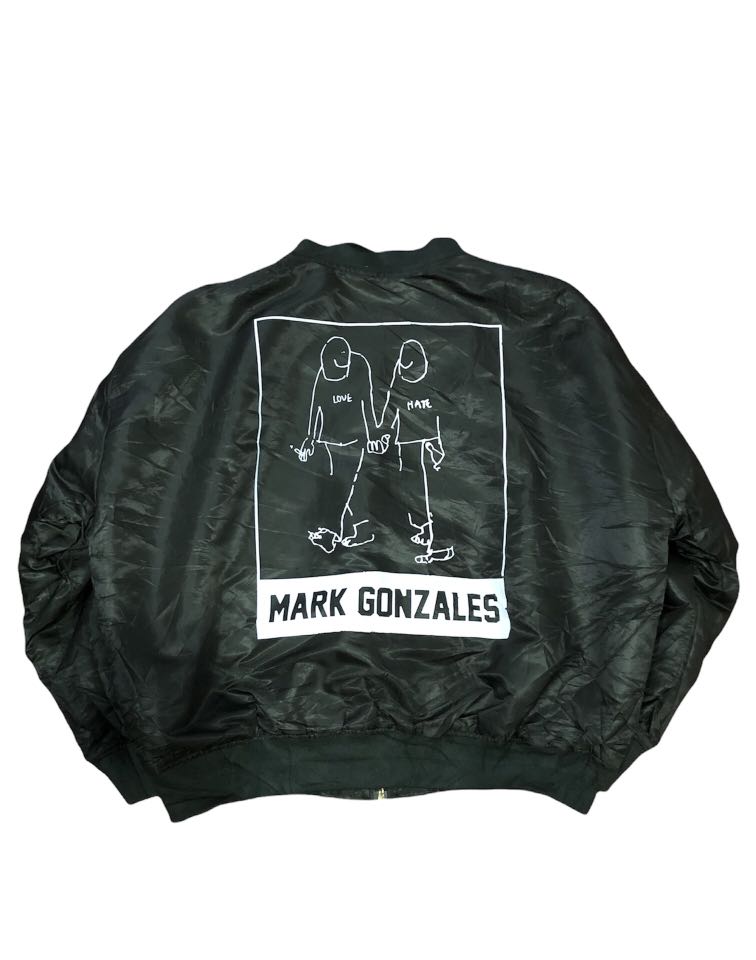 Mark Gonzales Bomber Jacket, Men's Fashion, Coats, Jackets and