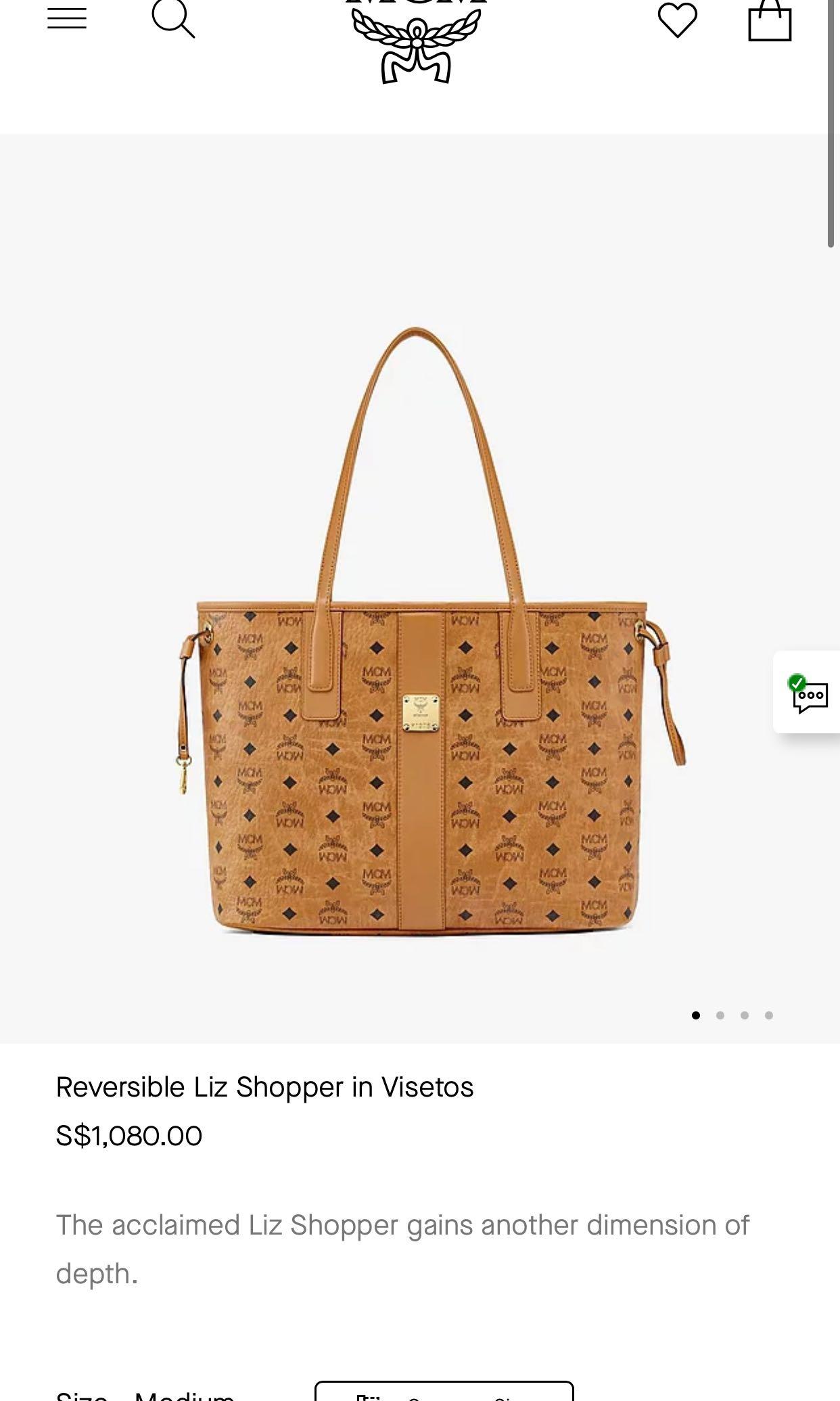 Mcm liz outlet tote