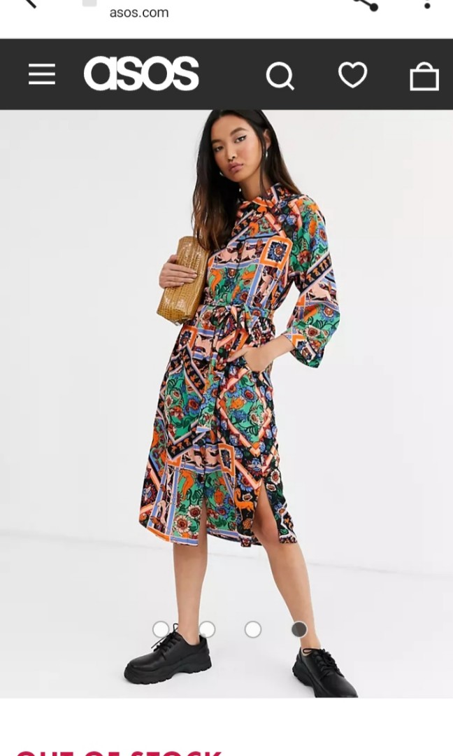 Asos monki store shirt dress