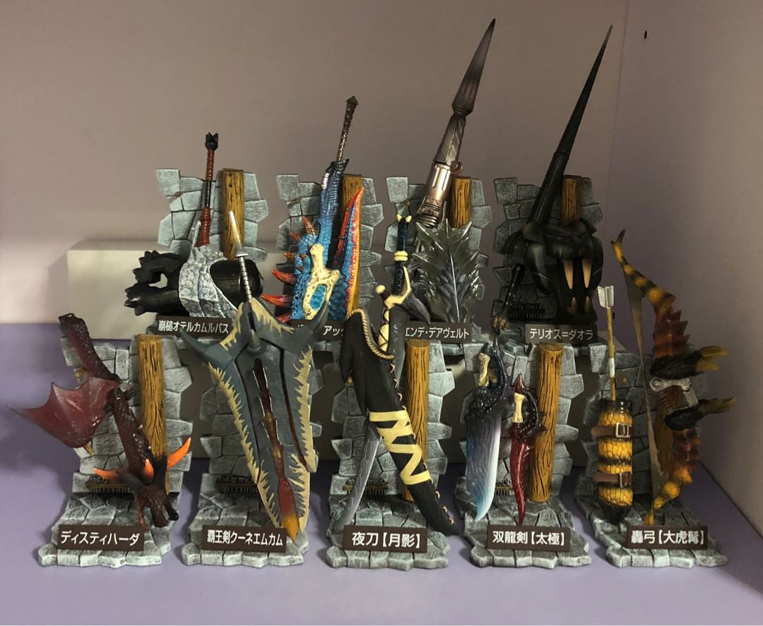Monster Hunter Weapon Set Vol 1 Rare Hobbies Toys Toys Games On Carousell Monster Hunter Weapon Set Vol 1 Rare Hobbies Toys Toys Games On Carousell