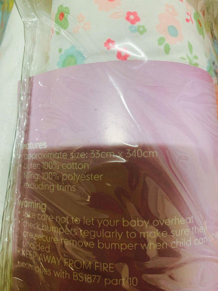 Mothercare long cot bumper , Babies & Kids, Baby Nursery & Kids