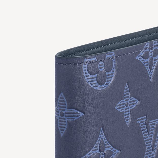 Louis Vuitton Multiple Wallet Navy River Blue autres Cuirs