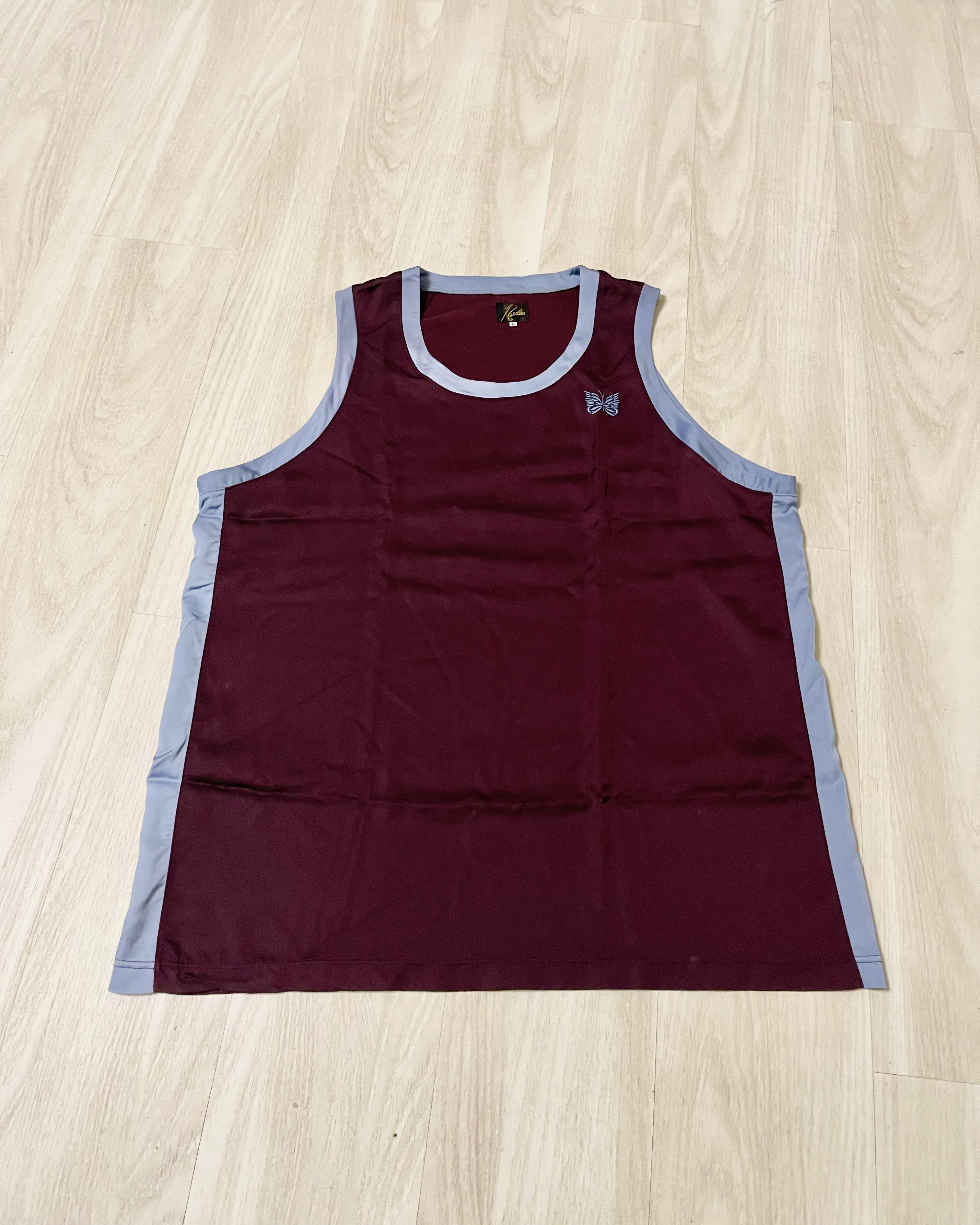 NEEDLES ニードルスpopilin emb side line tank 坦克背心籃球衫