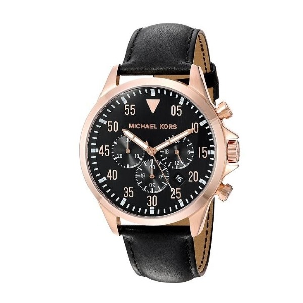 NEW Michael Kors Gage Leather Mens Watch (MK8535), Luxury, Watches on ...