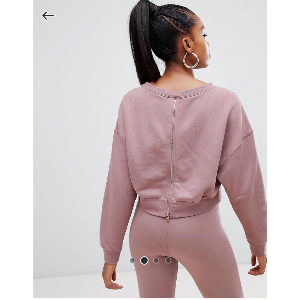 Nike Air Mauve Sweatshirt Sweater (Lethal - XS, Women's Fashion, Tops, Longsleeves on Carousell